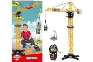 Dickie Toys R/C Giant constructie kraan (100cm) + accessoires