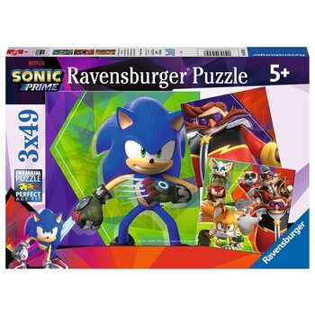 Ravensburger Puzzel (3x49stuks) - Sonic Prime