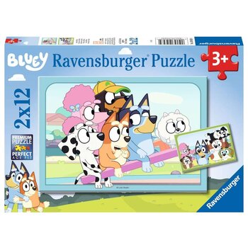 Ravensburger Puzzel (2x12stuks) - Bluey