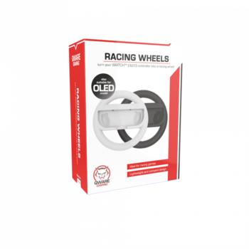 Qware Qware Nintendo Switch Racing Wheel - 2stuks (zwart + wit)