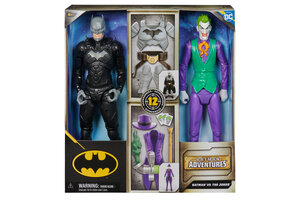 Spin Master DC Batman - Batman Adventures -  Battle Pack (Batman & The Joker) 30cm