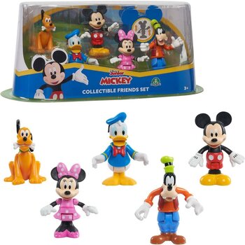 Giochi Preziosi Koffer met 5 actiefiguren 7,5 cm - Mickey