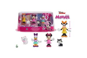 Giochi Preziosi Disney Junior Minnie Mouse - Koffer met 5 actiefiguren 7,5cm