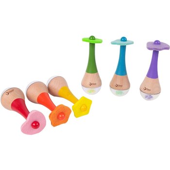 Classic World Regenboog Maracas (hout)