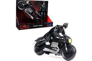 Spin Master DC The Batman Movie - Batcycle met figuur (30cm)