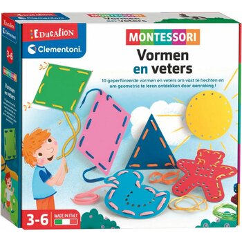 Clementoni Montessori Vormen en veters