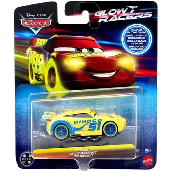 Mattel Disney Pixar Cars - Glow Racers voertuigen assortiment