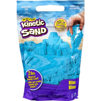 Spin Master Kinetic Sand - Colour Sand Bag (907gr) - Blauw