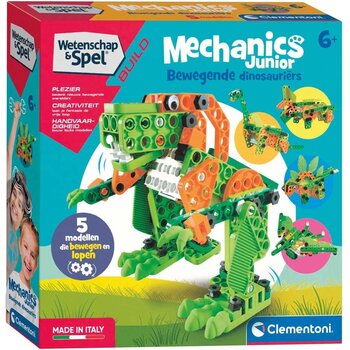 Clementoni Wetenschap & Spel - Mechanics Junior - Bewegende dino's