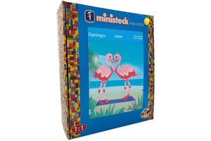 Ministeck Ministeck (XL Box) - Flamingo (800stuks)