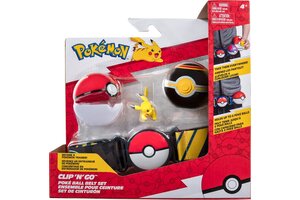 Boti Pokémon Clip 'N' Go Poké Ball Belt Set assortiment - 1 exemplaar