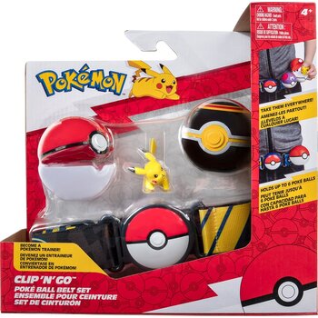 Boti Pokémon Clip 'N' Go Poké Ball Belt Set assortiment - 1 exemplaar