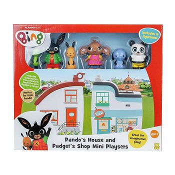 Bing Bing - Mini House Playset (Pando's House & Padget's Shop)