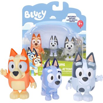 Moose Toys Bluey - Figurenset Cousins (3-pack)