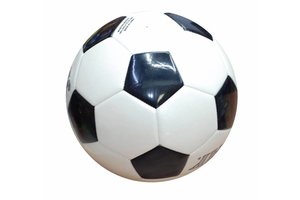 voetbal 5 wit-zwart