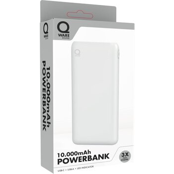 Qware Sound Powerbank 10.000 mAh  - 1 exemplaar