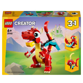 LEGO LEGO Creator 3-in-1 Rode draak - 31145