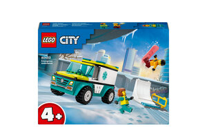 LEGO LEGO City Ambulance en snowboarder - 60403