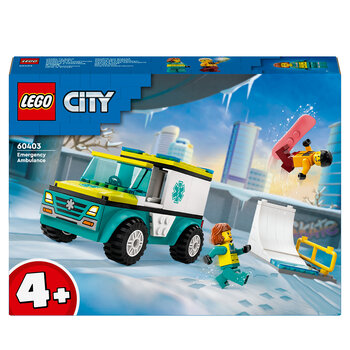 LEGO LEGO City Ambulance en snowboarder - 60403