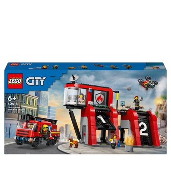 LEGO LEGO City Brandweerkazerne en brandweerauto - 60414