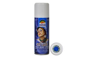 Glitterspray lichaam/haar - 1 kleur