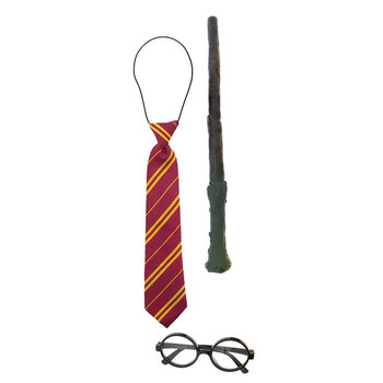 Set Harry Potter (stropdas/toverstaf/bril)