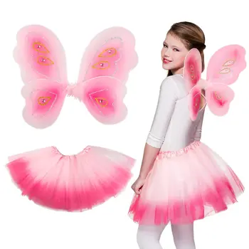 Set Fee (vleugels en tutu) - roze