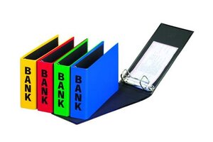 Pagna Pagna (bank)Ordner "Basic Colour" (14x25cm) met 2 ringen (assorti) - 1 exemplaar