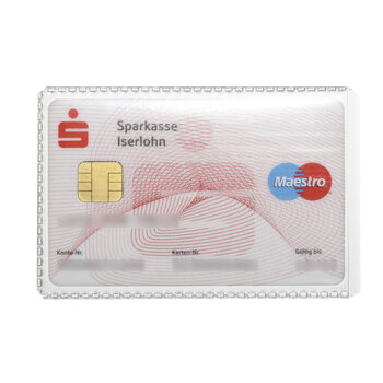 Beschermhoes voor creditcards (54x86mm) - transparant