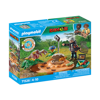 Playmobil PM Dinos - Stegosaurusnest met eierdief 71526