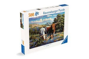 Ravensburger Puzzel (500stuks) - Loving Longhorns