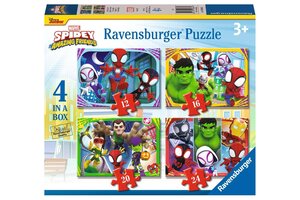 Ravensburger Puzzel 4-in-1 (12/16/20/24stuks) - Marvel Spidey and his Amazing Friends