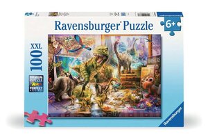 Ravensburger Puzzel (XXL) 100stuks - Dino's in de kinderkamer