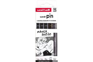 Uni-ball Uni-ball Uni Pin Fineliner Manga Shojo - 5stuks (assorti)