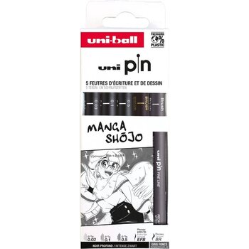 Uni-ball Uni-ball Uni Pin Fineliner Manga Shojo - 5stuks (assorti)