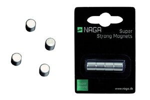 NAGA Magneten cilindervormig - 4stuks