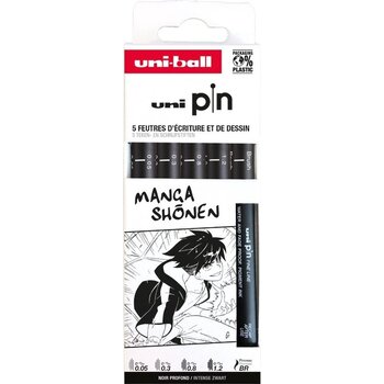 Uni-ball Uni-ball Uni Pin Fineliner Manga Shonen - 5stuks (assorti)