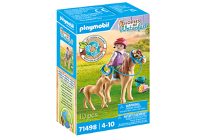 Playmobil PM Horses of Waterfall - Kind met pony en veulen 71498