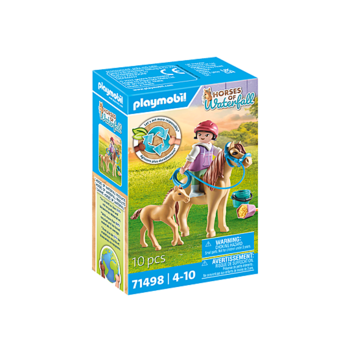 Playmobil PM Horses of Waterfall - Kind met pony en veulen 71498