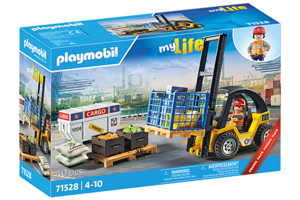 Playmobil PM My Life - Heftruck met lading 71528