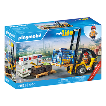 Playmobil PM My Life - Heftruck met lading 71528