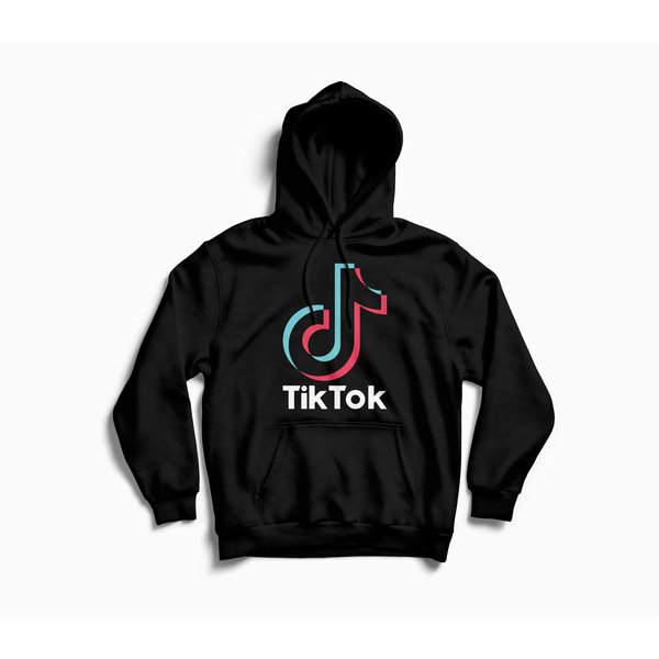 TikTok hoodie kinderen - Zwart