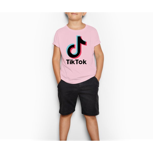 TikTok T-shirt kinderen - Roze