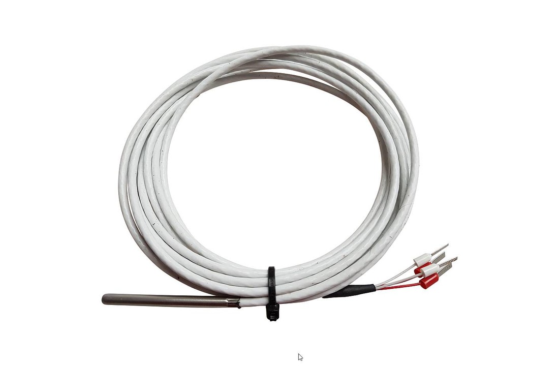 PT1000/4-wire Temperatuur Sensor, Teflon Cable 3 meter