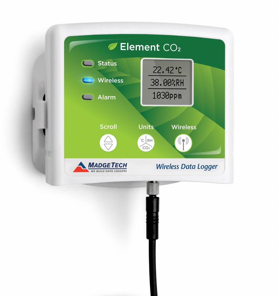 Element CO2 draadloze datalogger