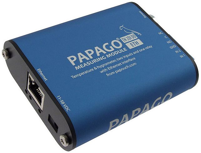 PAPAGO TH 2DI DO ETH Environment monitor