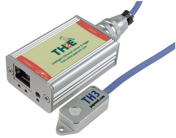 TH2E - Ethernet temperatuur- en vochtigheidssensor
