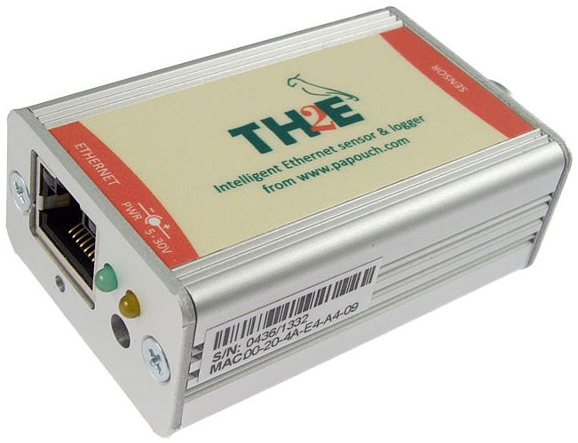 TH2E - Ethernet temperatuur- en vochtigheidssensor