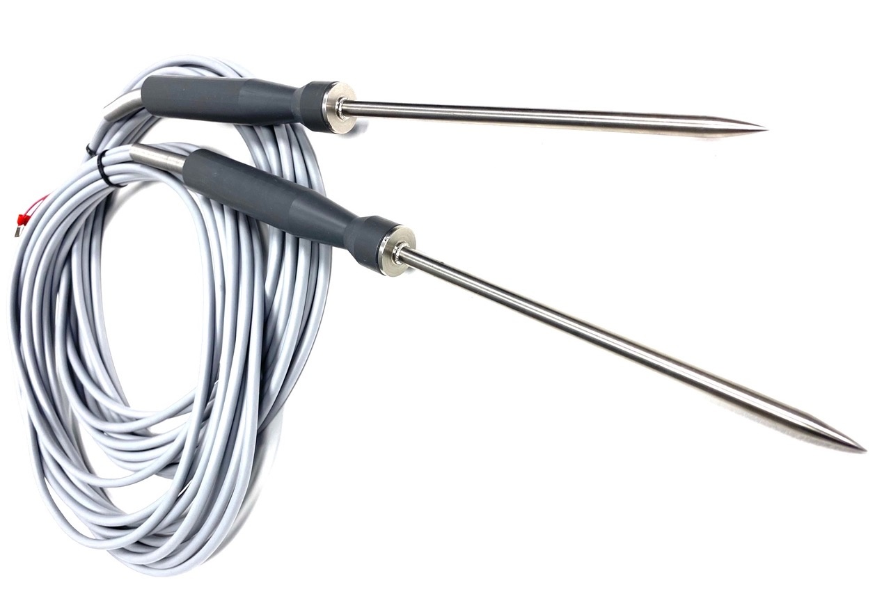 Pt100 Robuuste penetratiesensor 6 x 145 mm, + 180 ° C