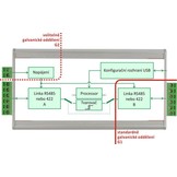 CQ485 - RS485 / 422 repeater en isolator